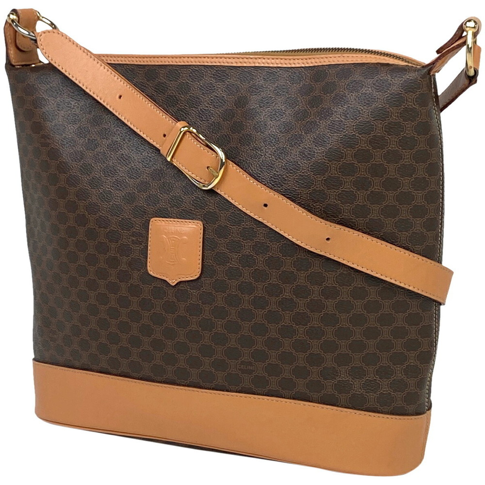 Celine Macadam Pattern Shoulder Canvas Shoulder B… - image 1